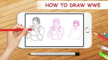 How to Draw WWE capture d'écran 2