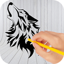 Learn to Draw Wolf Tattoo APK