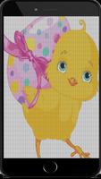 Color By Number pixel Art Sandbox Coloring Easter скриншот 3