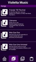 Violetta Music Letras syot layar 1