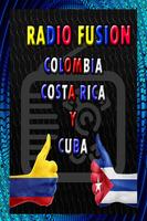 RADIO FUSION COLOMBIA, CUBA Y COSTA RICA Affiche
