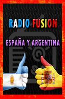 RADIO FUSION ESPAÑA Y ARGENTINA Affiche