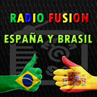 RADIO FUSION ESPAÑA Y BRASIL-icoon