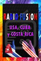 RADIO FUSION ESTADOS UNIDOS, CUBA Y COSTA RICA Affiche