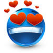 Emotion Sticker Whatsapp(blue) icon