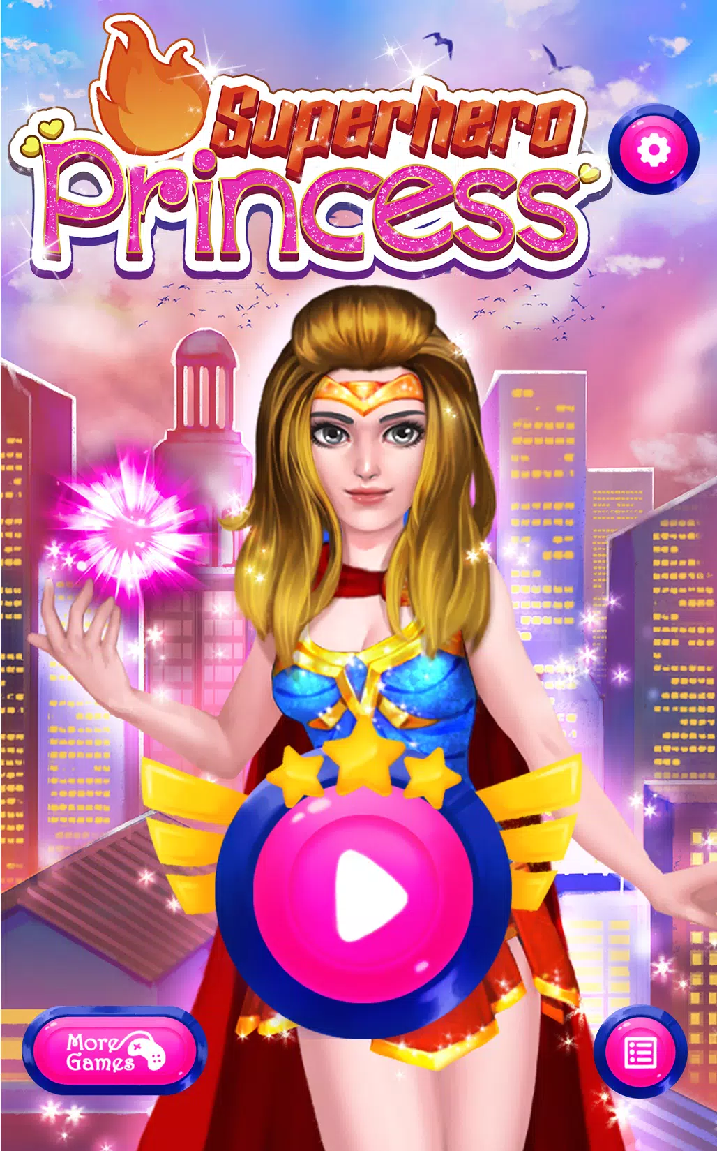 Descarga de APK de superhéroe princesa juego de vestir chica para Android Descarga de APK de superhéroe princesa juego de vestir chica para Android