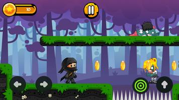 Ninja Kid vs Zombies capture d'écran 2