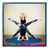 Leichte Yoga-Posen Zeichen