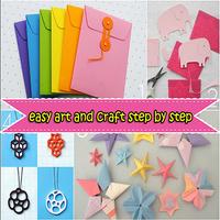easy art and craft step by step Affiche