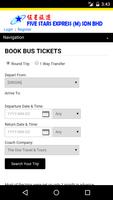 Five Stars Bus Ticket Affiche