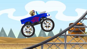 easy car game for kids:sahara Affiche