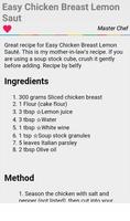 Easy Chicken Breast Recipes 📘 capture d'écran 2