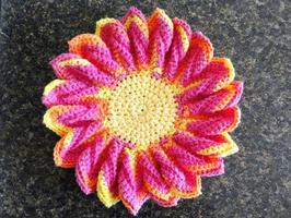 easy crochet discloth patterns Plakat