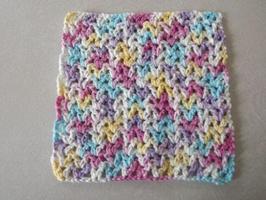 easy crochet discloth patterns Screenshot 1