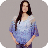 easy crochet poncho patterns آئیکن