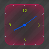 Glowing Analog Clock icon