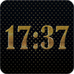Gold digital clock