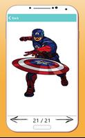 How to Draw Captain America Characters تصوير الشاشة 2