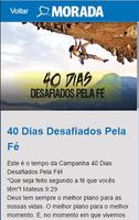 40 Dias Desafiados Pela Fe 스크린샷 1