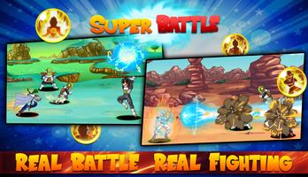 Dragon Z Super Saiyan Battle Poster
