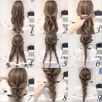 Easy Hairstyle Tutorial Step by Step اسکرین شاٹ 3