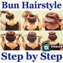 Bun Messy Hairstyles Video Tutorials APK