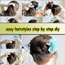 easy hairstyles step by step diy APK