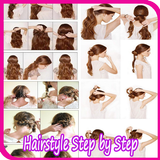 آیکون‌ Easy Hairstyle Step by Step