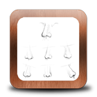 Easy Nose Drawing Tutorials آئیکن