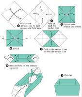 Origami fácil Cartaz