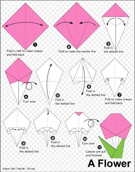 Easy Origami For Kids - change comin