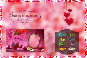 Happy Anniversary Photo Frames تصوير الشاشة 1