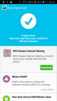 RAM Optimizer Junk removal capture d'écran 3