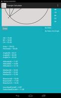 Triangle Calculator capture d'écran 1