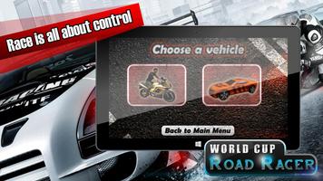 World Cup: Road Racer capture d'écran 2