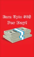 Earn Up to 50$ Per Day Affiche