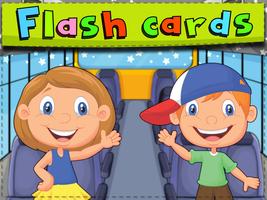 English flash cards Affiche