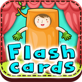 Flash cards for babies icon