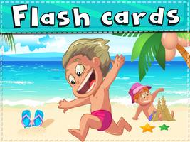 Learn english by flash cards Affiche