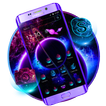 Tema Earth Night Galaxy