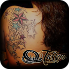 Tattoos-tattoos on photo icon