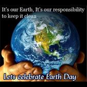Earth day quotes icon