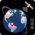 vivre Terre Plans Satellite vue 2018: GPS traqueur icône