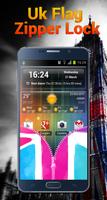 UK Flag Zipper Lock App capture d'écran 3