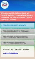 Eat Out Cornwall স্ক্রিনশট 1