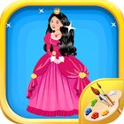 Princess Coloring for Kids icon