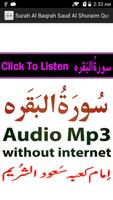 A Surah Baqrah Audio Shuraim Poster