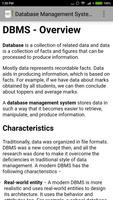 برنامه‌نما Database Management System عکس از صفحه