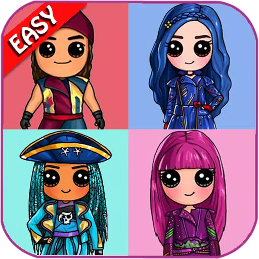 Tải xuống APK How To Draw Disney Descendants cho Android