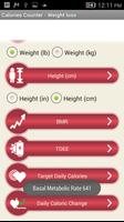 Calculatrice de calories capture d'écran 3